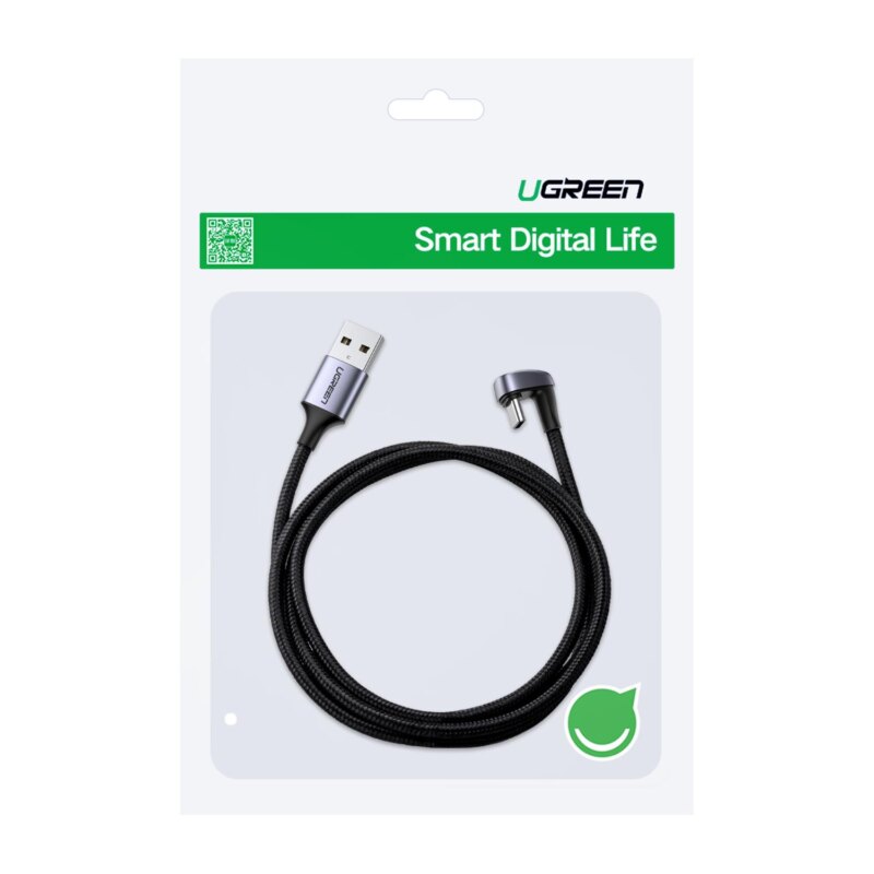 Ugreen USB Type C U Shape Oyuncular İçin Data ve Şarj Kablosu 2M